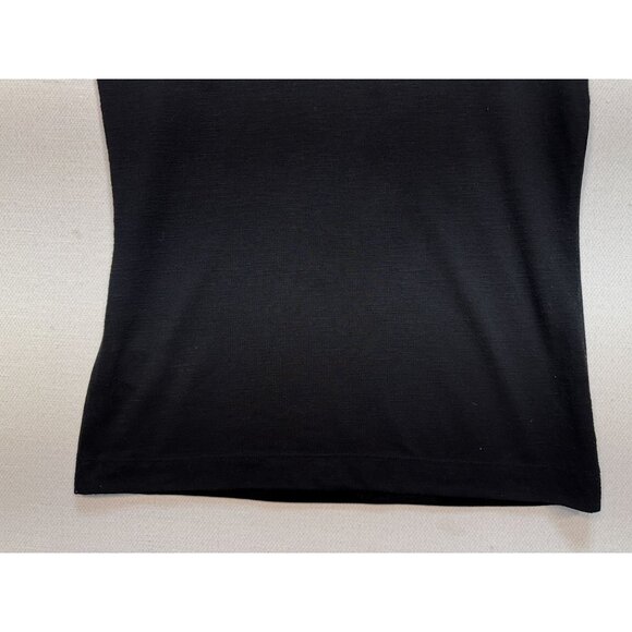 Calvin Klein Jeans Velour T-Shirt Womens Small Black Burnout - Picture 10 of 10